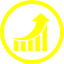 yellow seo performance 3 icon