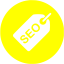 yellow seo tag 2 icon