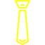 yellow tie 2 icon