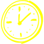 yellow time 11 icon