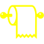 yellow toilet paper 2 icon