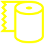 yellow toilet paper 4 icon